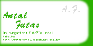 antal futas business card